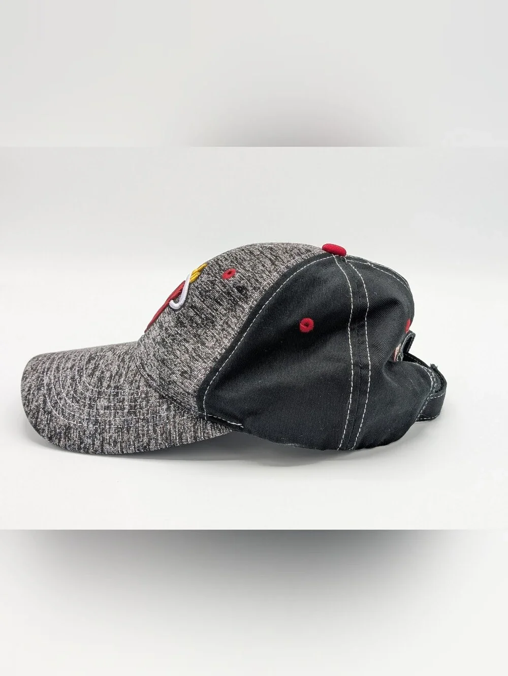 Item Of The Game Kid's Snapback Embroidered Grey Miami Heat Baseball Cap